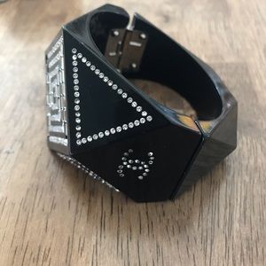 CHANEL Jewelry - Authentic Black Chanel Bracelet- not perfect CHANEL Jewelry - Authentic Black Chanel Bracelet- not perfect